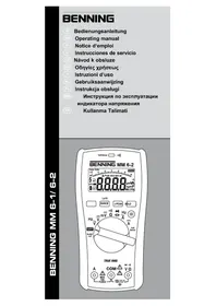 Notice BENNING MM 61 Multímetro