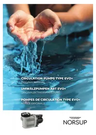 Notice Norsup EVO+ Pompe à eau