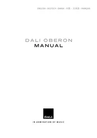 Notice LENCO DALI OBERON 3 Enceinte audio