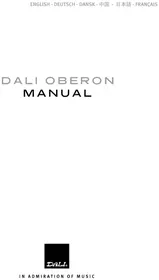 Notice LENCO DALI OBERON 7 Enceinte audio