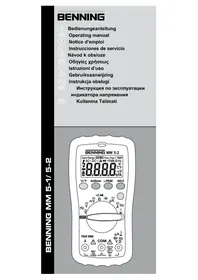 Notice BENNING MM 51 Multimetr