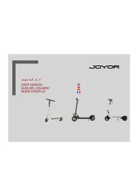 Notice Joyor F3 Scooter