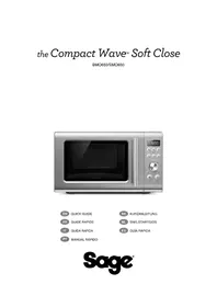 Notice SAGE THE COMPACT WAVE SOFT CLOSE BMO650 Four à micro-ondes