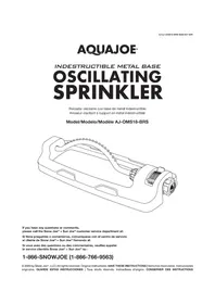 Notice Aqua Joe AJOMS18BRS Arroseur oscillant