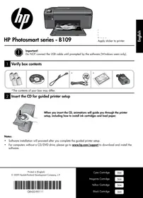 PHOTOSMART B109A HP
