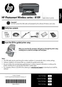 PHOTOSMART B109N HP