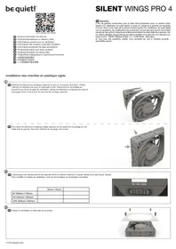 Notice Be Quiet! SILENT WINGS PRO 4 Ventilateur