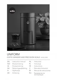 Notice WILFA UNIFORM WSFBS200B Kaffekvarn