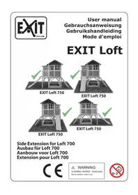 Notice EXIT LOFT 750 Jeu d'extérieur pour enfants