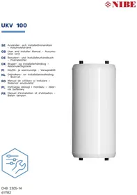 Notice Nibe UKV 20500 Pompă de căldură