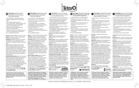 Notice TETRA ALGIZIT Aquarium