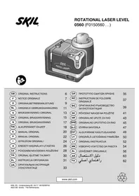 Notice SKIL 0560 AC Pointeur laser