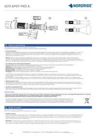 Notice Nordride 5210 SPOT PRO A Lampe de poche