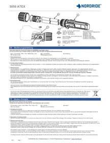 Notice Nordride 5050 ATEX Lampe de poche