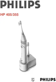 Notice PHILIPS HP355 Brosse à dents électrique