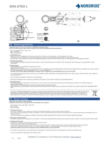 Notice Nordride 5054 ATEX L Lampe de poche