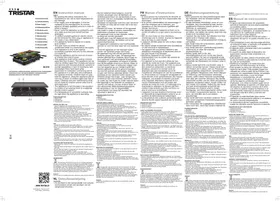 Notice TRISTAR RA2728 Grille pain