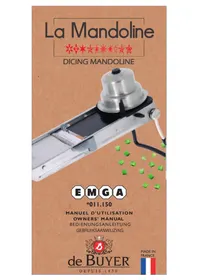 Notice de Buyer LA MANDOLINE 001150 Trancheuse