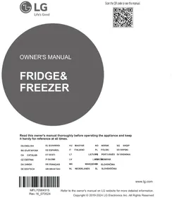 Notice LG GBB530SWCFB Nevera