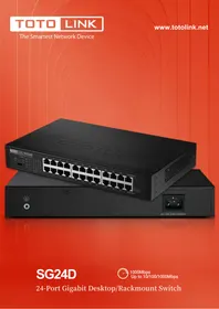 Notice Totolink SG24D Commutateur