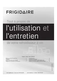 Notice FRIGIDAIRE FFWC38B2RS Réfrigérateur