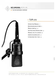 Notice NEUMANN TLM 170 R MT Microphone