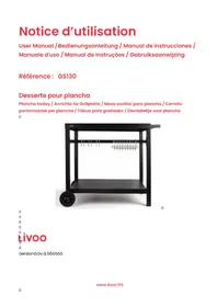 Notice LIVOO GS130 Hierro