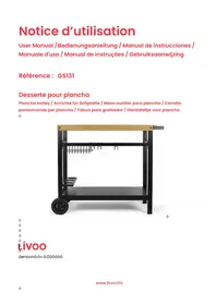 Notice LIVOO GS131 Ferro da stiro