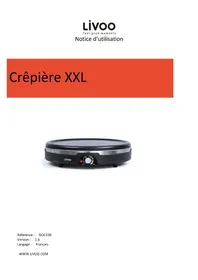 Notice LIVOO DOC239 Crépière