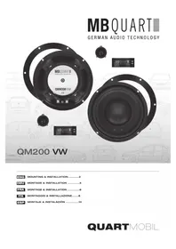 Notice MB QUART QM200 VW Haut-parleur