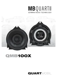 Notice MB QUART QMB100X Haut-parleur