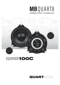 Notice MB QUART QMB100C Haut-parleur