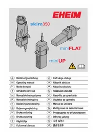 Notice EHEIM SKIM350 Filtre à eau