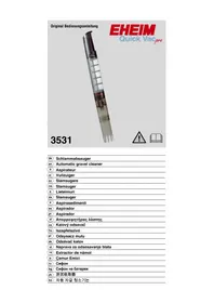 Notice EHEIM QUICK VACPRO 3531 진공 청소기