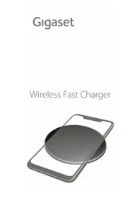 Notice GIGASET WIRELESS FAST CHARGER Smartphone