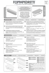 Notice Foppapedretti LOSTIRAGONNE Table de repassage