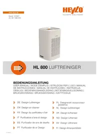 Notice Heylo HL 800 PLUS Purificateur d'air