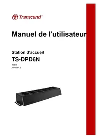 Notice TRANSCEND TSDPD6N Appareil photo