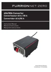 Notice Furrion NETZERO FCVSDC80A Convertidor eléctrico