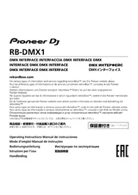 Notice PIONEER RBDMX1 Equipement DJ