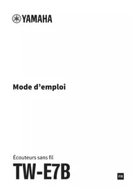 Notice YAMAHA TWE7B écouteurs