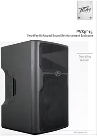 Notice PEAVEY PVXP 15 BLUETOOTH Haut-parleur