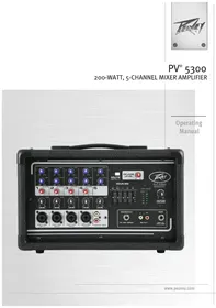 Notice PEAVEY PV 5300 Mixerbord