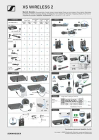 Notice SENNHEISER XSW 2CI1 Microphone sans fil