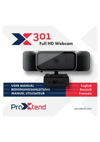 Notice ProXtend X301 Webcam