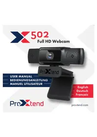 Notice ProXtend X502 Webcam