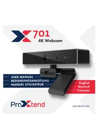 Notice ProXtend X701 Webcam