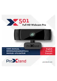 Notice ProXtend X501 Webcam