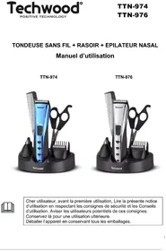 Notice TECHWOOD TTN976 Tondeuse à barbe