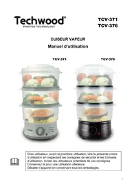Notice TECHWOOD TCV376 Cuiseur vapeur